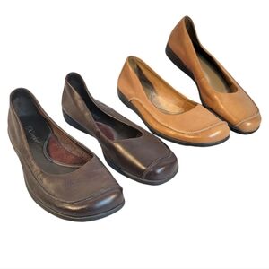 I Love Comfort Harlow Dark Brown & Light Brown Casual Dress Loafer Flats 6